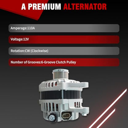Alternator 11657N - size: 11657N