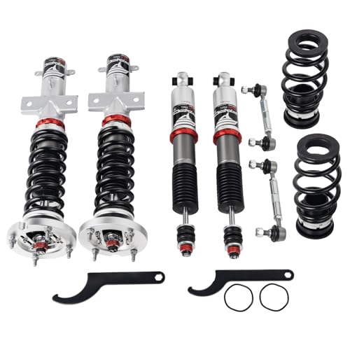FAPO PF Coilovers for Ford Mustang S197 2005-2014, 32 Level Damping Height Adjustable Mono-Tube Upgraded Lowering Suspension Struts Kits - size: mustang 2005-2014