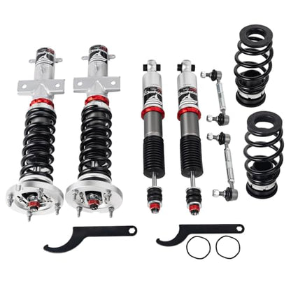 FAPO PF Coilovers for Ford Mustang S197 2005-2014, 32 Level Damping Height Adjustable Mono-Tube Upgraded Lowering Suspension Struts Kits - size: mustang 2005-2014
