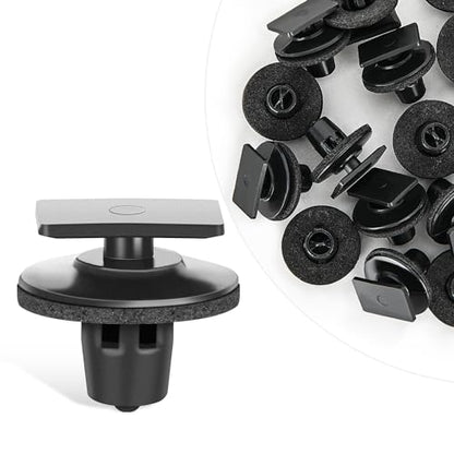 GOOACC 25pcs Rocker Panel Moulding Clips with Sealer - color: 25pcs Rocker Panel Moulding Clips