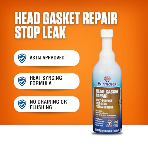 Permatex 30300 Head Gasket Repair - Multi-Purpose Stop-Leak, 16 fl. Oz, Seals Head Gaskets While Preventing Future Leaks - style: Head Gasket Repair