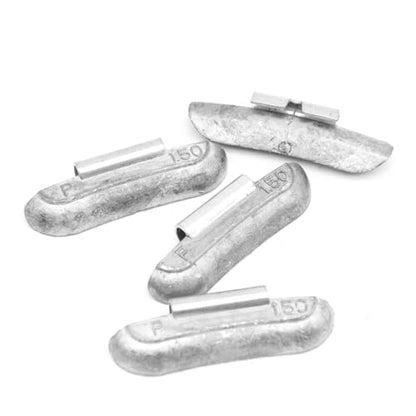 P Type 1.5oz Wheel Weights Lead Clip on 50Pcs/Box Fits Steel Rim - size: P-1.5 Oz