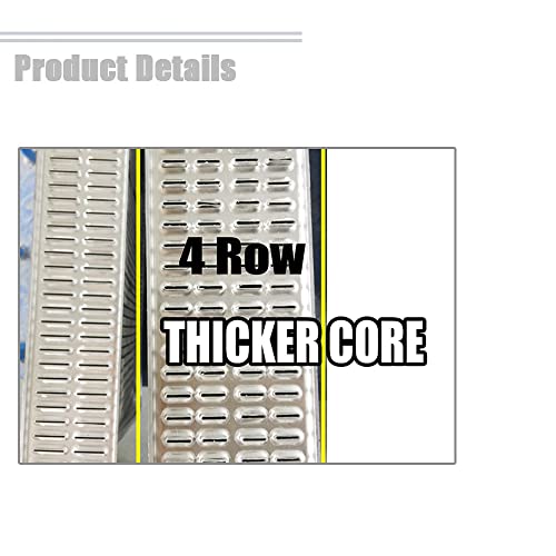 ECMRAD 4 Rows Aluminum Performance Radiator for 1973-1991 Chevy C10 C20 C30 K10 K20 K30 Blazer/GMC/Suburban