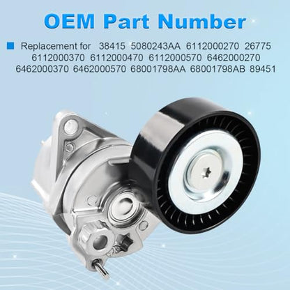 Belt Tensioner Assembly Compatible with Dodge Sprinter 2500 3500 - size: 6112000570