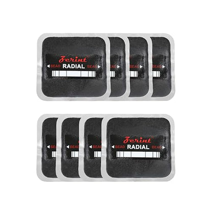 4" x 3 3/4" 1 ply 8 pcs Radial Repair Patch, Heavy Duty Tire Patches, Tire Puncture Repair Patch for Car Truck Bus Tractor Agricultural Vehicles (TP-R06) - size: 3.74" x 4.02" 8 pcs
