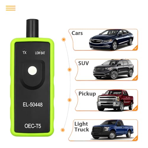 AICEL TPMS Relearn Tool EL-50448 for GM Tire Pressure Sensor, Green - color: Green