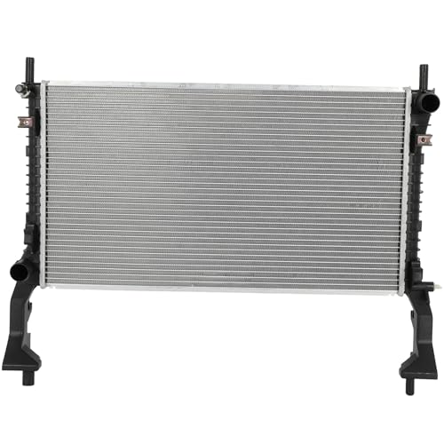 SCITOO Aluminum Radiator Compatible with Ford for Mustang 2015-2023 - size: 13707/13488