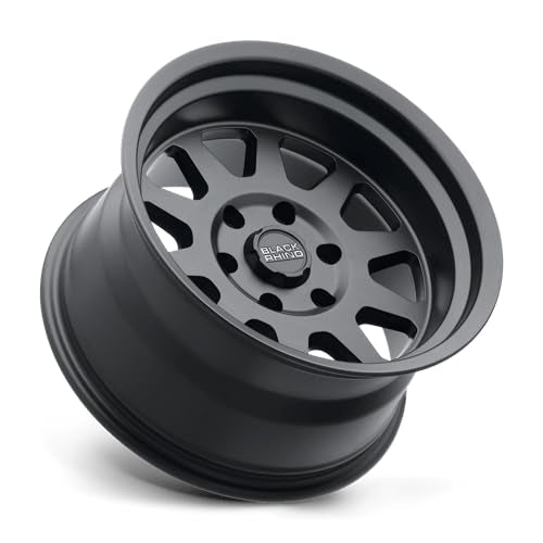 Black Rhino Hard Alloys STADIUM 17X9, 6X5.5, 5.47, +12mm MATTE BLACK - 1790SDM126140M12A