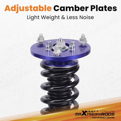maXpeedingrods Coilovers for Toyota Camry 1992-2001, Avalon 1995-2003 - color: Blue