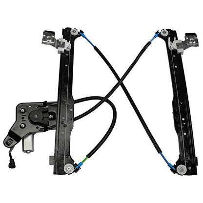 Rear Driver Side Power Window Regulator with Motor Fits Silverado - size: Rear Driver Side (LH)