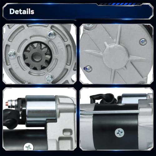 8452324 845-2177 Starter Motor for 1996-2012 Thermo King SB-III SR SL100 SL100e SL200 SL200e, 12V 2.2KW 9 Teeth CW - size: 8452324