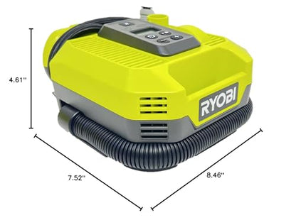Ryobi 18V ONE+ DUAL FUNCTION DIGITAL Inflator/Deflator, PCL031B