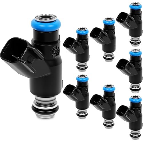 12613411 Fuel Injectors Set of 8 Compatible with 2010-2013 Sierra 1500 4.8L - color: F-12613411