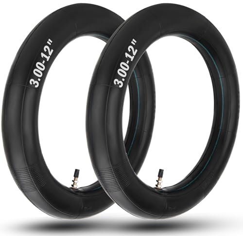 (2-Pack) 3.00-12 (80/100-12) Heavy Duty Dirt Bike Inner Tubes TR4 Valve - size: 3.00-12" (80/100-12")