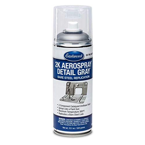 Eastwood Two Chamber Sprays Like Paint Gun Matte Finish 2K AeroSpray Detail Gray
