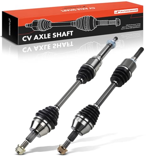 A-Premium Set of 2 Front CV Axle Shaft Assembly - style: Front Driver and Passenger Side