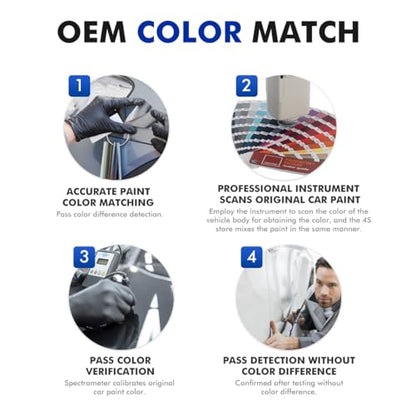 1K6 Ice Edge Touch Up Paint Compatible with Toyota - color: Ice Edge - 1K6