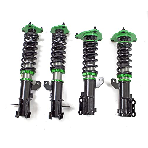 Rev9 R9-HS2-177_2 Hyper-Street II Lowering Kit, 32 Damping Adjustment, compatible with Hyundai Tiburon (HM/HN) 2003-08