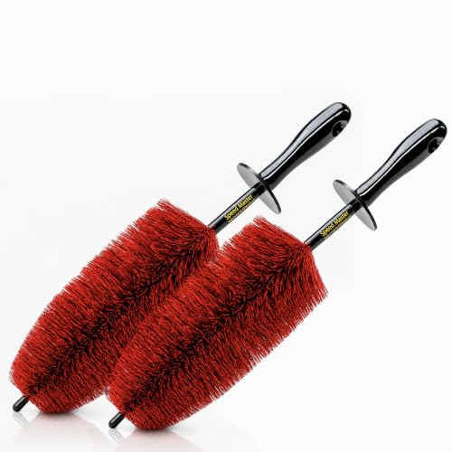 Speed Master Wheel Brush 2-Pack, 18-Inch Flexible Rim Detailing Brushes - size: 18-Inch (2-Pack)