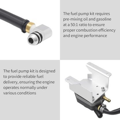 438400 Fuel Pump Kit Replacement for Johnson V4 90HP Vro 60 Degree