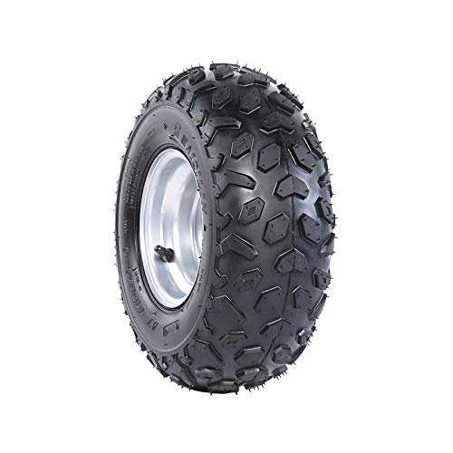Set of 2 ATV Go Kart Tire 145/70-6 With Rim Tubeless 4PR - size: 2 pcs