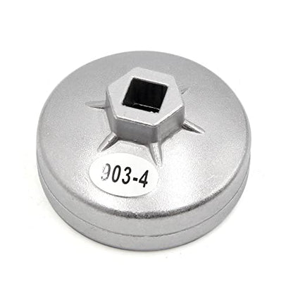 uxcell 73mm Inner Dia 14 Flute Oil Filter Cap Wrench Socket Removal Tool for Auto Car