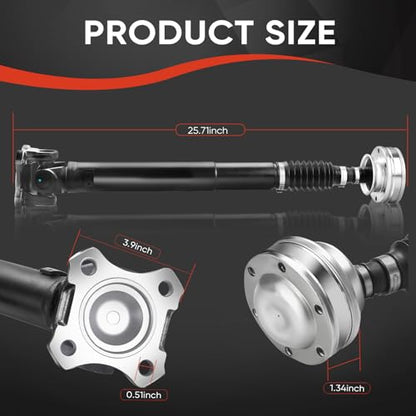 938-012 Drive Shaft - Front Propeller Driveshaft Assembly - color: 938-012