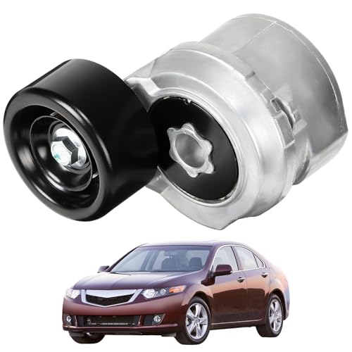 Belt Tensioner Assembly with Pulley Fit for Honda Accord 2008-2012, Crosstour 2012-2015 & Acura TSX 2009-2014, 2.4L, Replace# 31170R40A01, 31170RLFJ01 - size: 31170R40A01