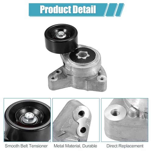 uxcell Drive Belt Tensioner Pulley Assembly for Honda Accord 2003-2007 for Honda Civic CR-V for Acura TSX CSX RDX ILX AC Serpentine Belt Tension No.31170RAAA01/31170PNA023