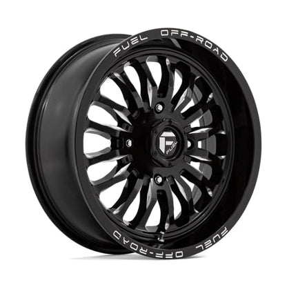 Fuel UTV D821 18X7 4X137 G-BLK MILL 13MM - D8211870A644