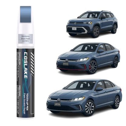 Car Touch Up Paint(Monterey Blue Pearl(LC5D)) for Volkswagen - color: Monterey Blue Pearl(LC5D) for 2025 Jetta/2025 Jetta GLI/2025 Taos