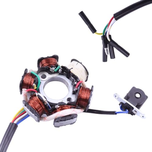 PRO BAT 6 Coil Pole Magneto Flywheel Stator - size: 6 Coils 5 Wires Stator Magneto with Detached Plug