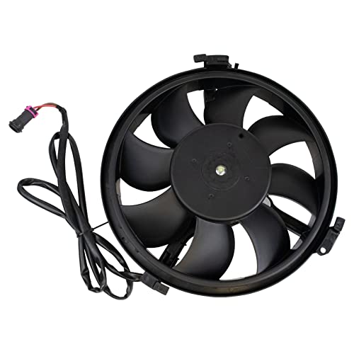 TRQ Right Radiator Cooling Fan Assembly Passenger Side - style: RFA80469
