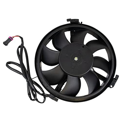 TRQ Right Radiator Cooling Fan Assembly Passenger Side - style: RFA80469