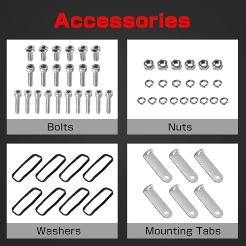 BHB 6AN Billet Fuel Rail Kit Compatible With LS LS1 LS2 LS3 LS6 Stock Intake Manifold 6AN with Hardware
