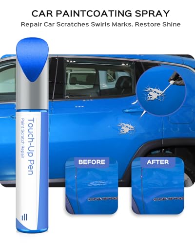 PBJ/MBJ Hydro Blue/Laser Blue Pearl Touch Up Paint Compatible with Jeep Exact Match Chips and Nicks Touch Up - color: Hydro Blue/Laser Blue Pearl(PBJ/MBJ) Compatible with Cherokee/Compass/Liberty
