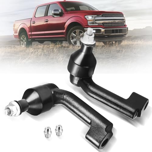 2pc ES800515 ES800514 Front Outer Tie Rod End Compatible with 2007-2021 Lincoln Navigator, 2007-2021 Expedition 2009-2020 F150 - size: ES800515 ES800514
