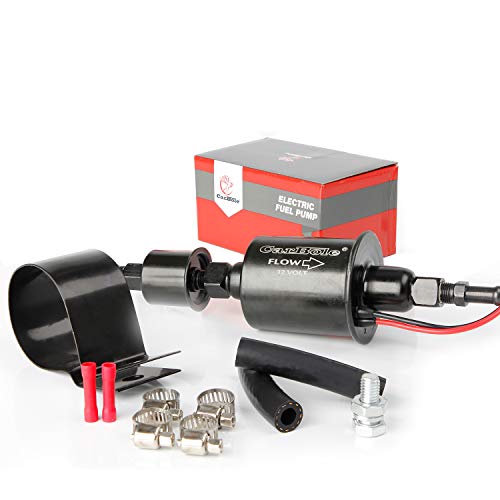 CarBole Universal Micro Electric Fuel Pump Inline Low Pressure Pump E8012S 12V, 5-9 PSI,30 GPH,5/16 Inch - size: 5-9 PSI + Pump Only