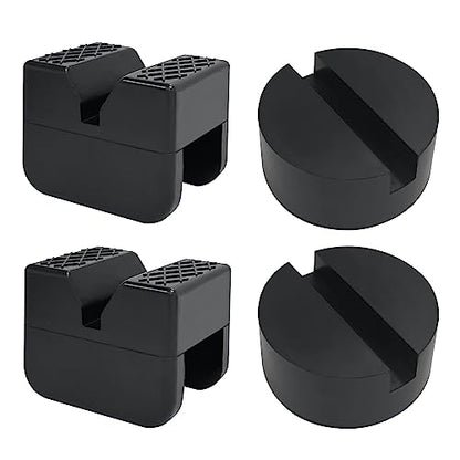 TONDA Jack Stand Pads & Pinch Weld Jack Adapters, 4 Piece Set - color: 4 PIECE SET