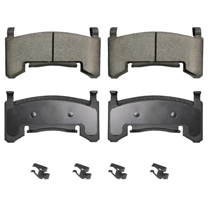 Brakes Premium Ceramic Replacement Front Brake Pad Set for 2000 Chevrolet S10 - style: D154-1