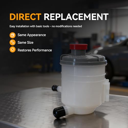 603-710 Power Steering Reservoir Tank with Cap for Honda Models - size: 603-710