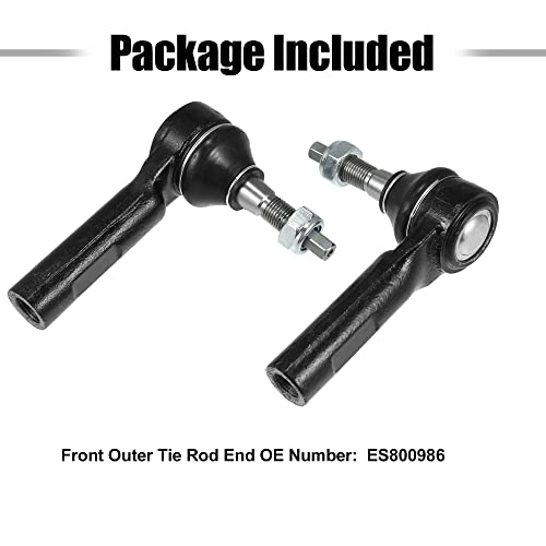 X AUTOHAUX Tie Rod Ends Links Tie Rod End ES800986 for Chrysler 300 11-19