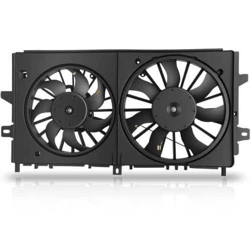 Engine Cooling Radiator Fan Assembly Fit for Buick Lacrosse 2008, Chevrolet Impala 2006-2011, Monte Carlo 2006-2007, Reference Number 620973, 621420, 76022 - size: 620973, 621420