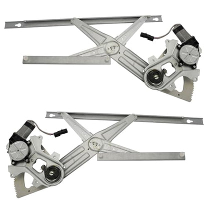 TRQ Front Power Power Window Regulator & Motor Assembly Set - style: WRA50311