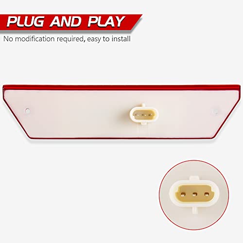 LED Tail Light for Ranger 900 800 700, Rear Taillight Compatible With Polaris Ranger 500 700 800 900 2009-2016 Replacement OEM Part# 2411099 Brake Stop Light Accessories（2411099-Red2PCS） - color: 2411099-Red2PCS