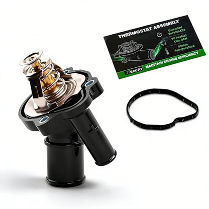 Engine Coolant Thermostat Housing Assembly for Focus Fusion Mazda 3 6 - size: 34044