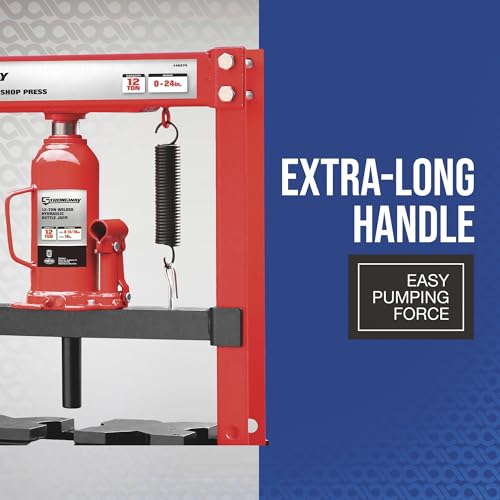 Strongway 12-Ton Hydraulic H-Frame Shop Press - style: 12 ton