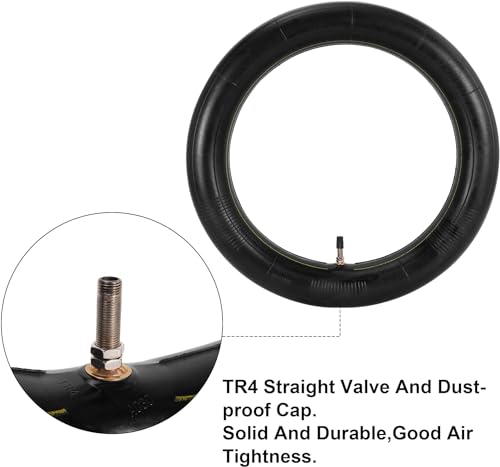 80/100-12 3.00-12 Rear Dirt Bike Tire and Inner Tube Set - size: 80/100-12