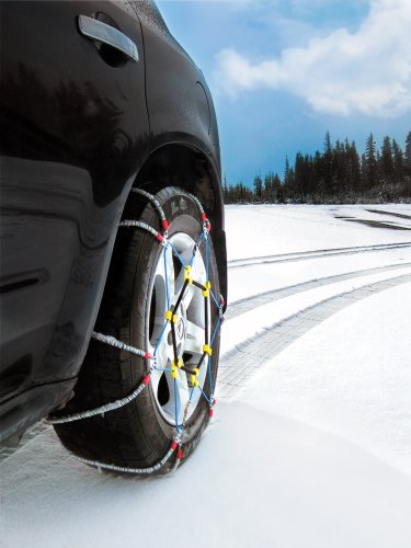 SCC SZ135 Super Z6 Cable Tire Chain for Passenger Cars, Pickups, and SUVs - Set of 2,Silver - size: SZ135 (Pack of 1)