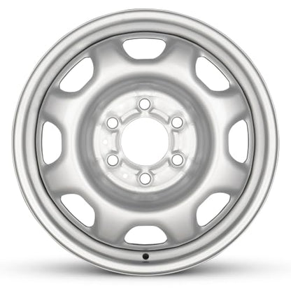 17 x 7.5 in Steel Wheel Rim 6 Lug 135mm 44mm Offset 87.1mm CB| Powder-Coated Silver finish Fits Ford Expedition 2010-2024 | New OEM Take Off | AL3Z1015B